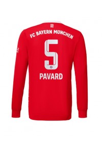 Bayern Munich Benjamin Pavard #5 Voetbaltruitje Thuis tenue 2022-23 Lange Mouw
